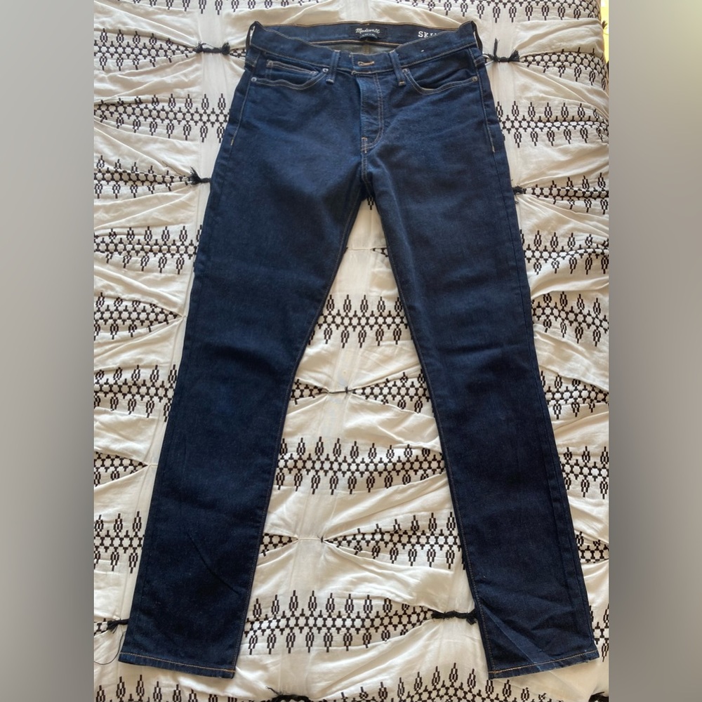 Madewell Skinny Jeans in Rinse Wash 32x32
